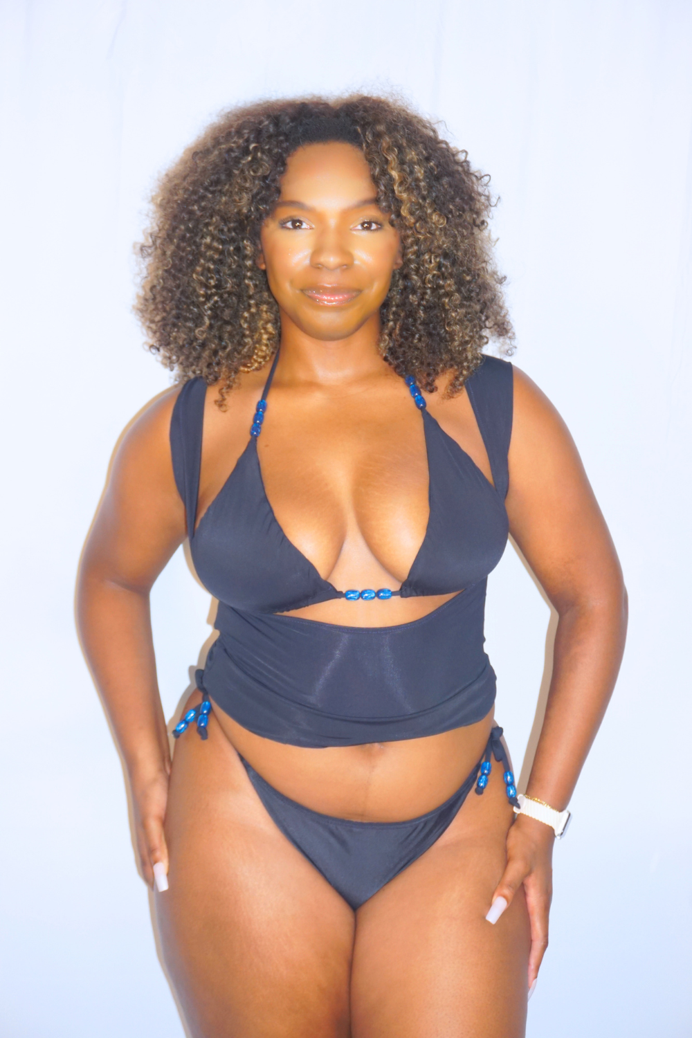 Midnight Bikini- Three piece swimsuit